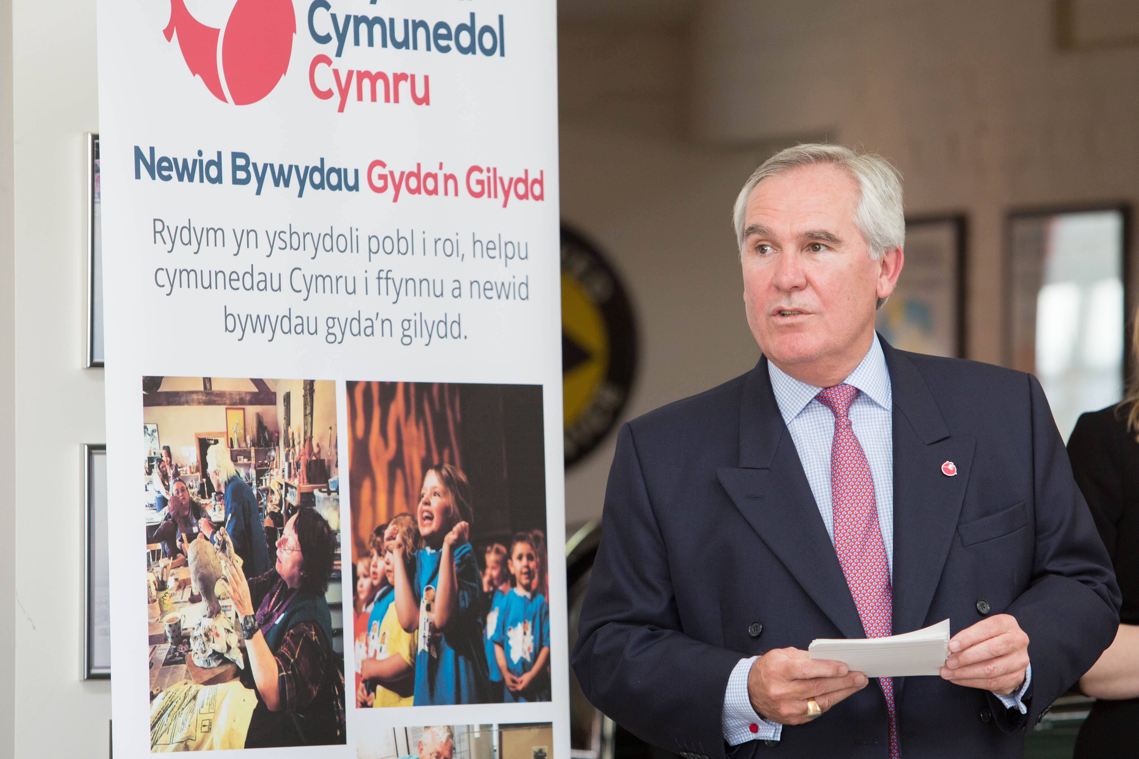 Dathlu 20 mlynedd o Sefydliad Cymunedol Cymru