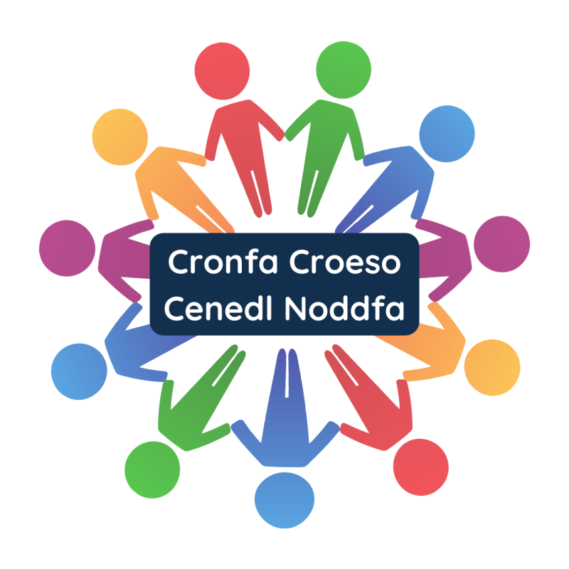 Nation of Sanctuary Croeso Fund icon – CYM Cronfa Croeso Cenedl Noddfa