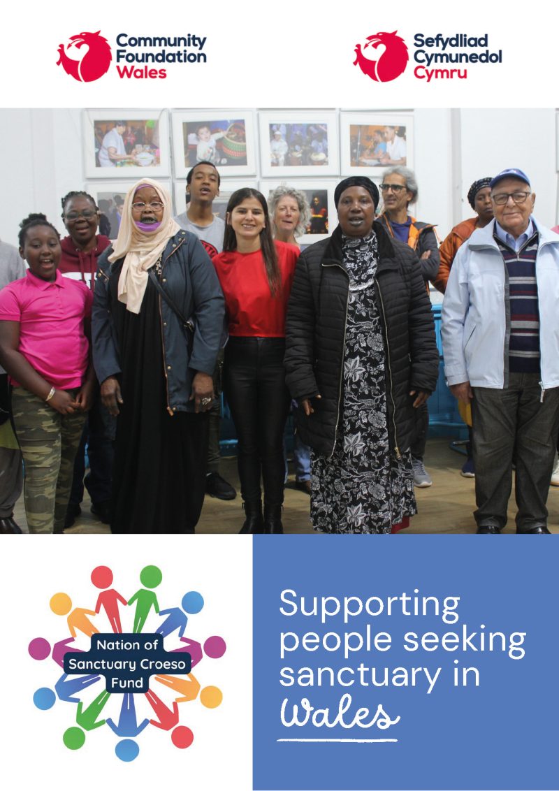 Nation of Sanctuary Croeso – Ssanctuary in Wales report FRONT PAGE Diolch am lenwi geirda er mwyn i berson ifanc gael cymorth ariannol ar gyfer eu haddysg!