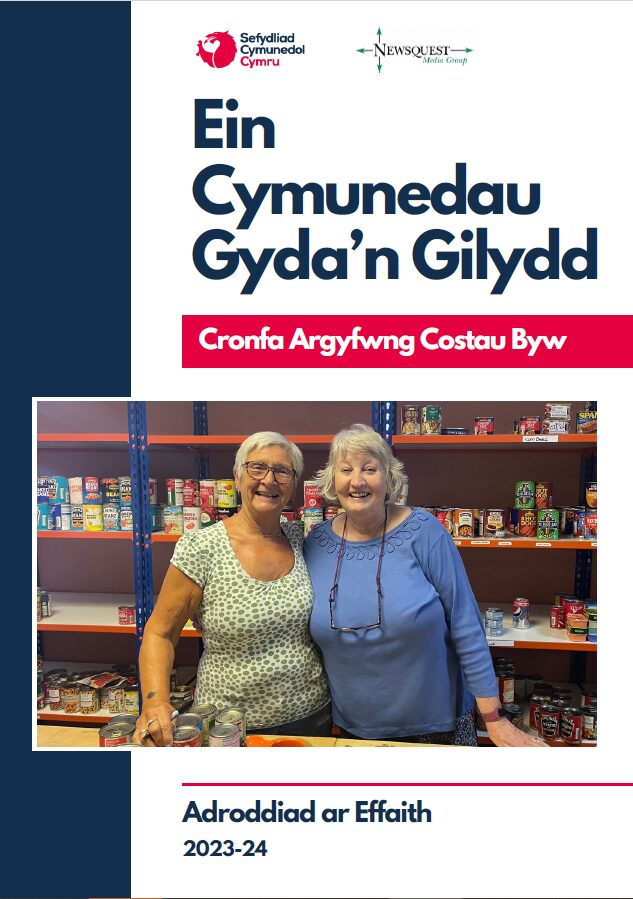 CoL impact report fron cover CYM Adroddiadau